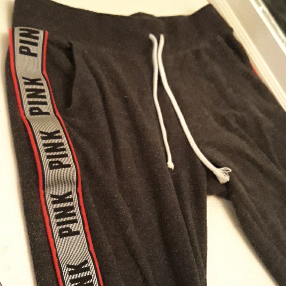 Pink sweatpants